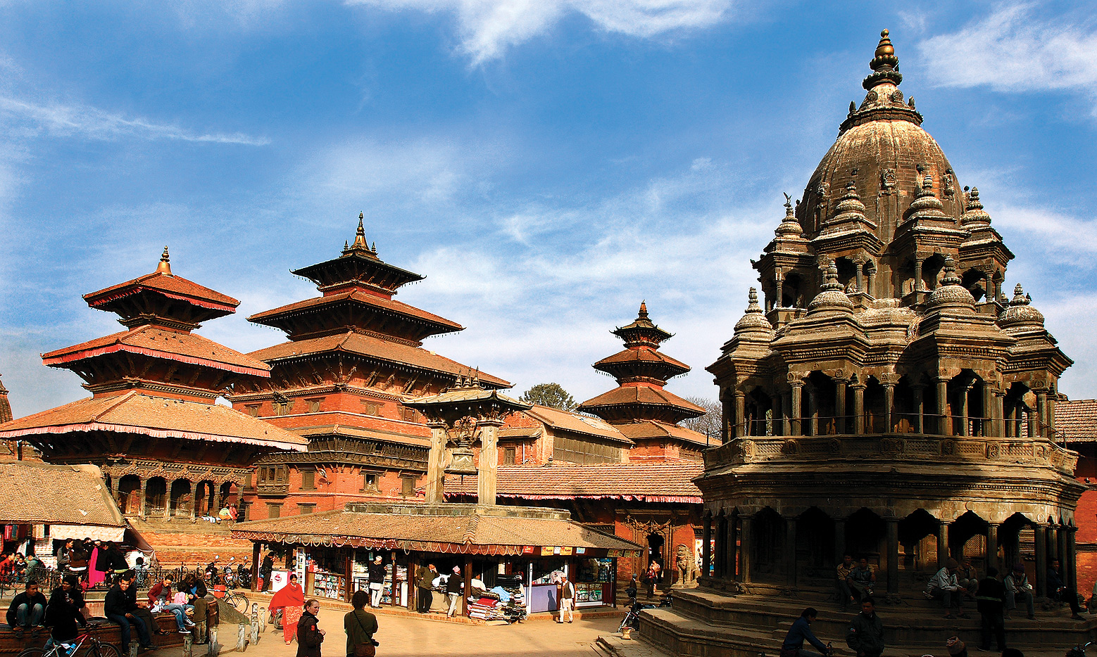 Kathmandu temple courtyards
