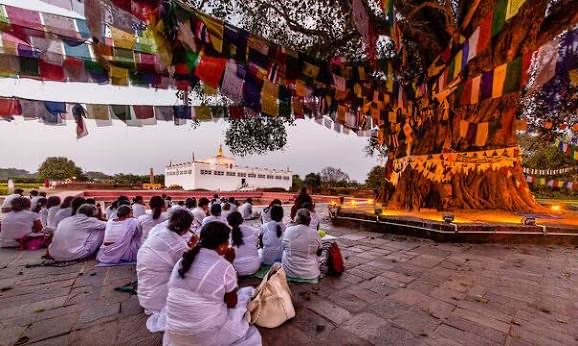 Lumbini monastery architecture