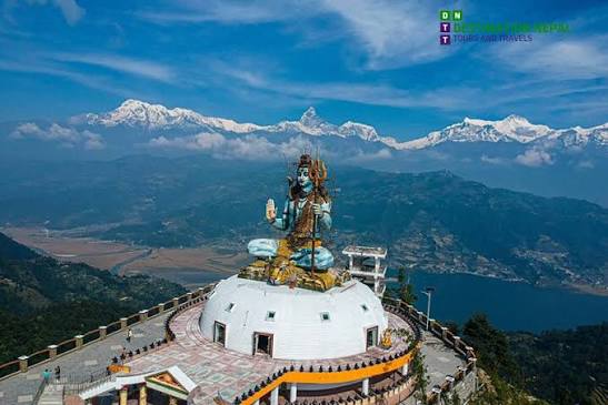 Pokhara lakeside scenery